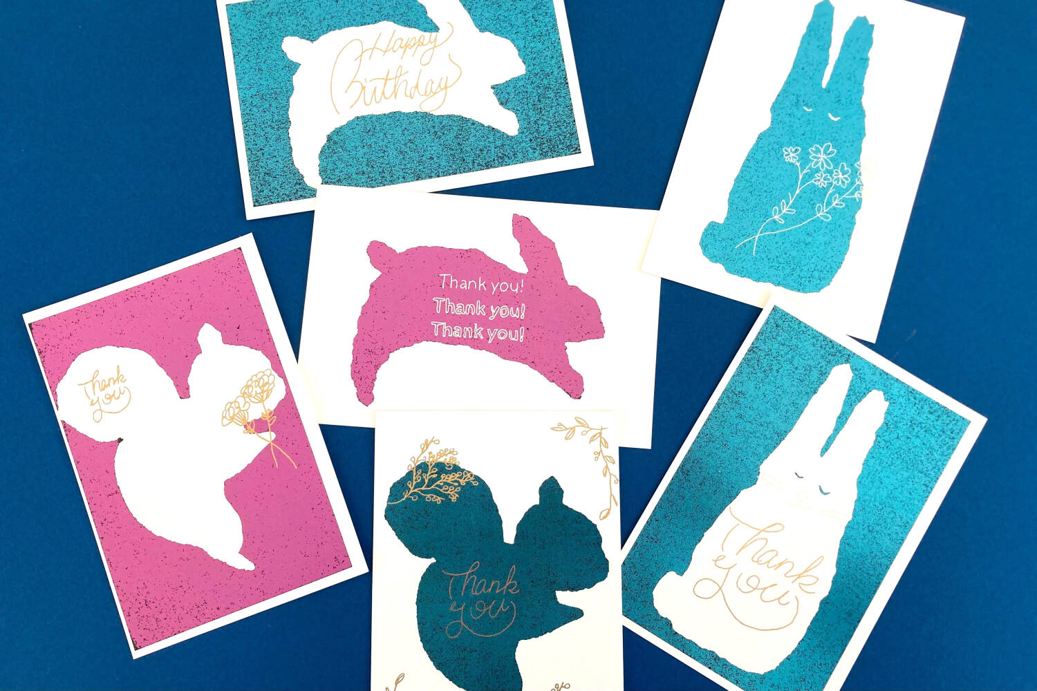 箔ラボ vol.1＜箔シート転写でポストカードを作る＞ | 箔々-HAKUHAKU