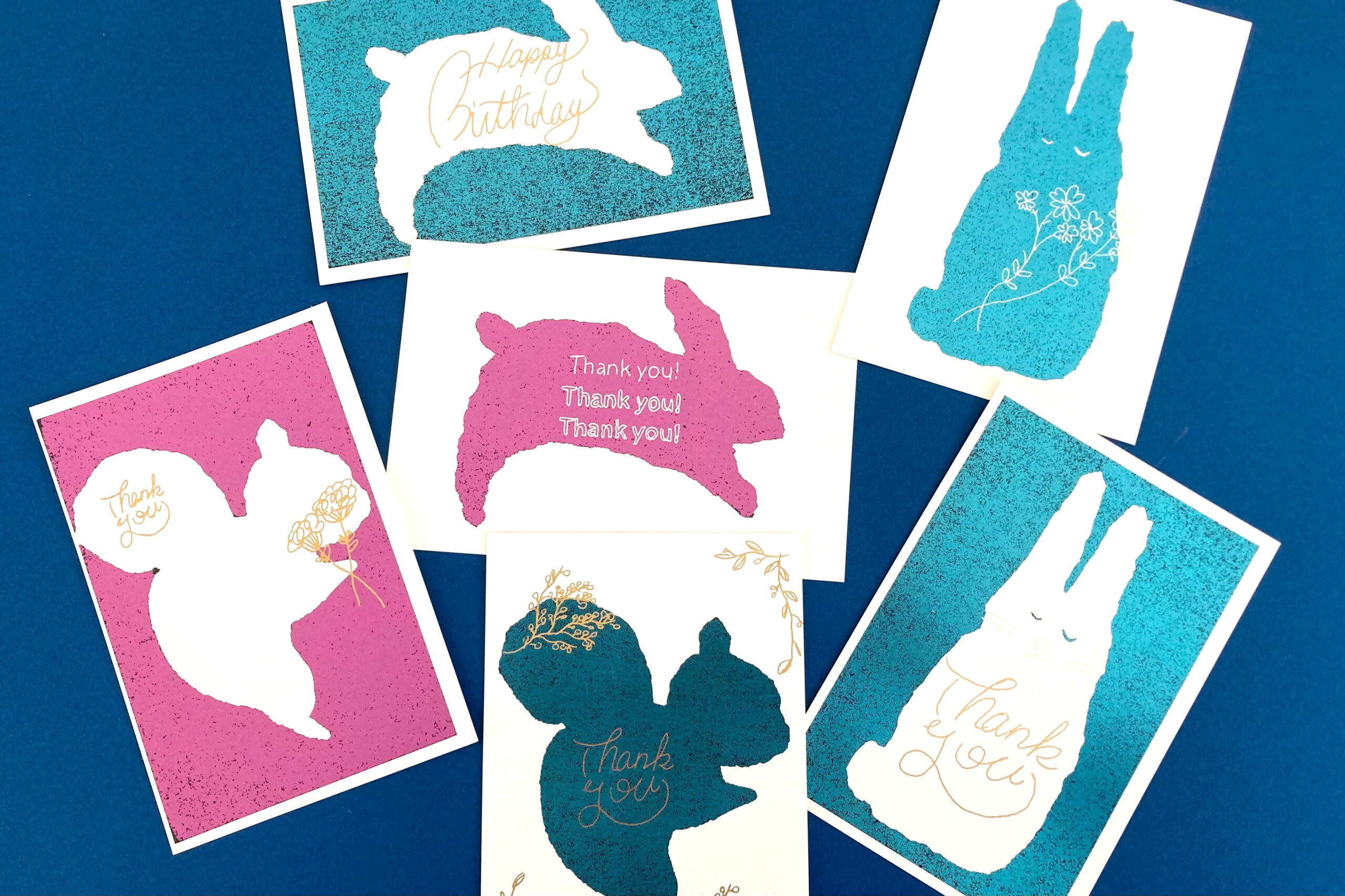 箔ラボ vol.1＜箔シート転写でポストカードを作る＞ | 箔々-HAKUHAKU