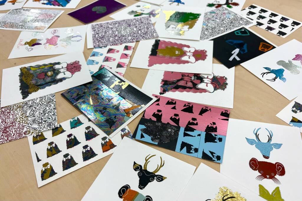 【授業：嵯峨美術大学（2025年度後期授業）】“顔料箔”を知ろう